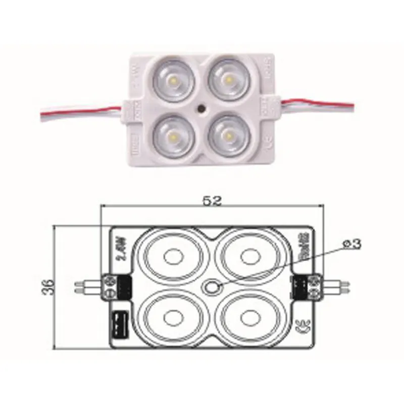 Modulo di Iniezione LED con Modulo LED Luminoso pictures & photos