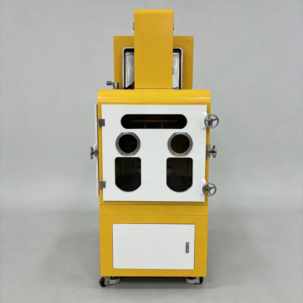 Macchina di miscelazione interna automatica PLC personalizzata ad alta coppia per la compattazione di masterbatch in gomma e plastica, macchina per test di campioni R&D di piccole dimensioni pictures & photos
