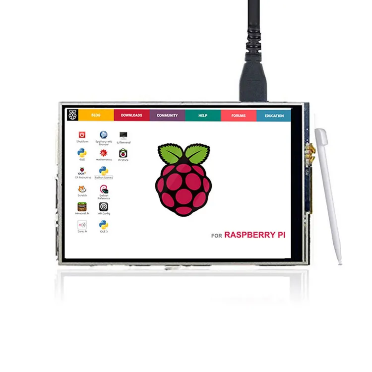 3.5 จอแสดงผล TFT แบบสัมผัสขนาด 5 นิ้ว Raspberry Pi 2 B+, R Pi3 พร้อมปากกา stylus pictures & photos