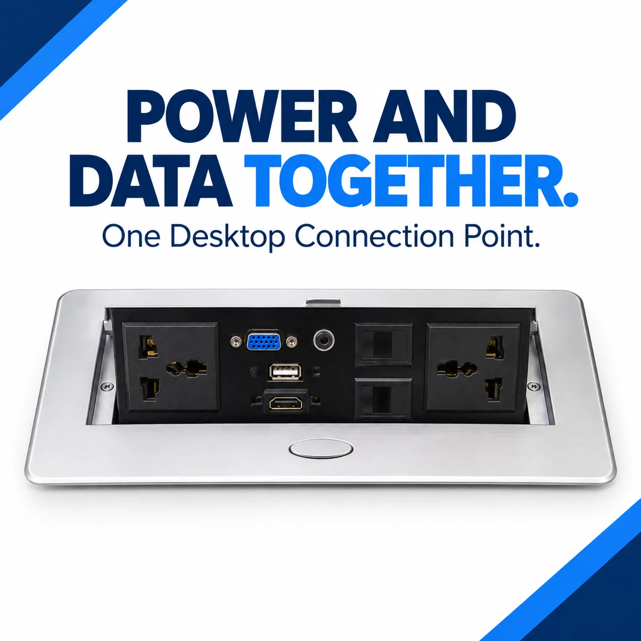 Bảng cắm nổi có cổng USB-C và RJ45 mô-đun dữ liệu pictures & photos
