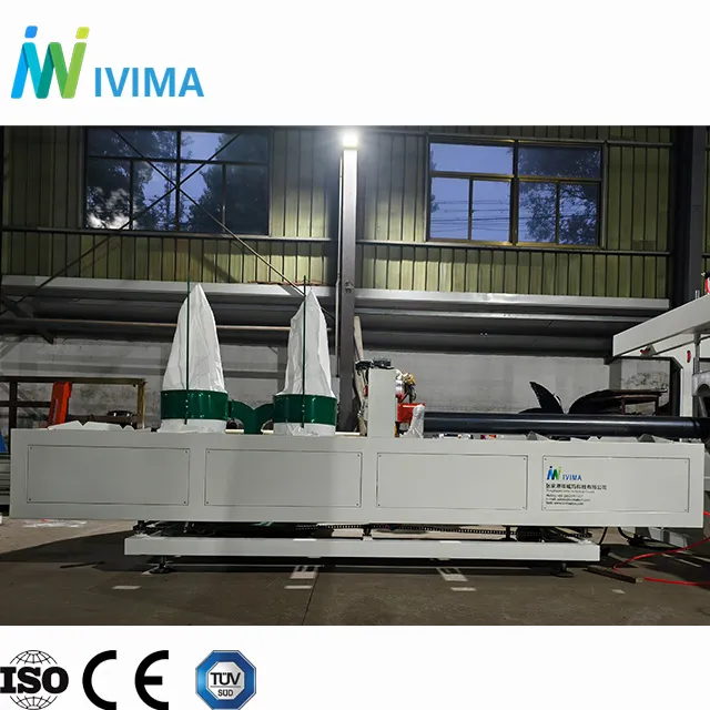 เครื่องจักรสำหรับการประมวลผลท่อพีวีซีและพีอีแบบอัตโนมัติที่มีการเกลียวภายนอก เครื่องจักรพลาสติกขั้นสูง pictures & photos