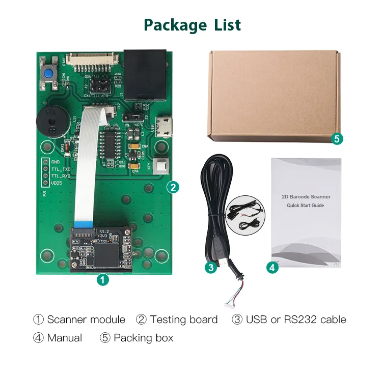 OEM Eingebettetes Barcode-Scanner-Engine-Modul 1d 2D Barcode-Leser QR-Code-Scanner pictures & photos