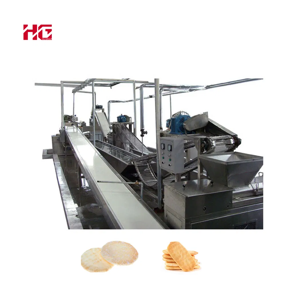 Máquina de Processamento de Biscoito de Arroz Completa / Máquina de Processamento de Arroz Puff com Máquina de Embalagem pictures & photos