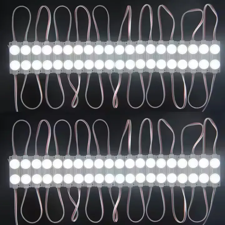 โมดูลไฟ LED DC 12V พร้อมเลนส์ โมดูลไฟ LED 2LEDs 1.2watt สำหรับกล่องโฆษณา pictures & photos