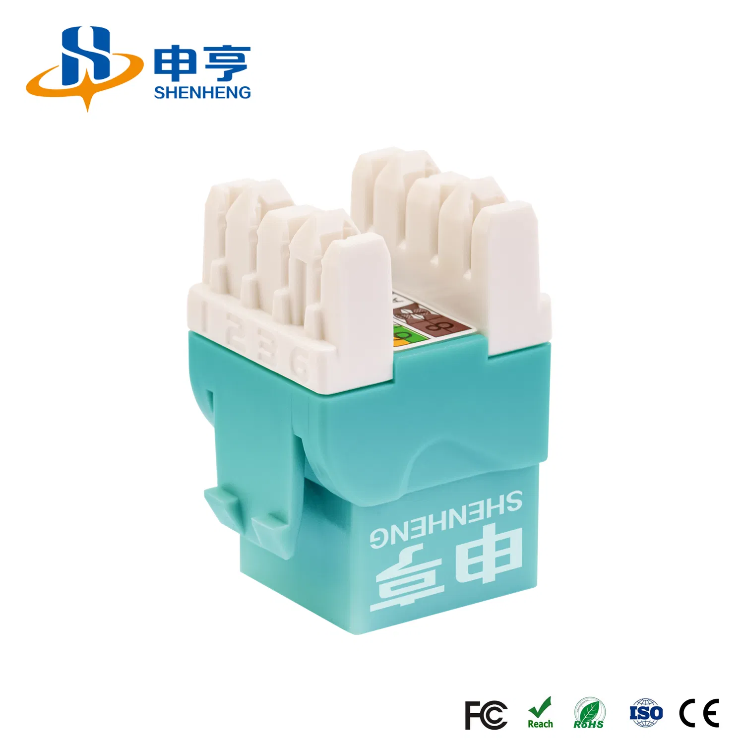 Cat5e/CAT6 Módulo de Red RJ45 Conector Keystone U/UTP No Apantallado 8p8c RJ45 Módulo Acoplador de Cable de Red pictures & photos