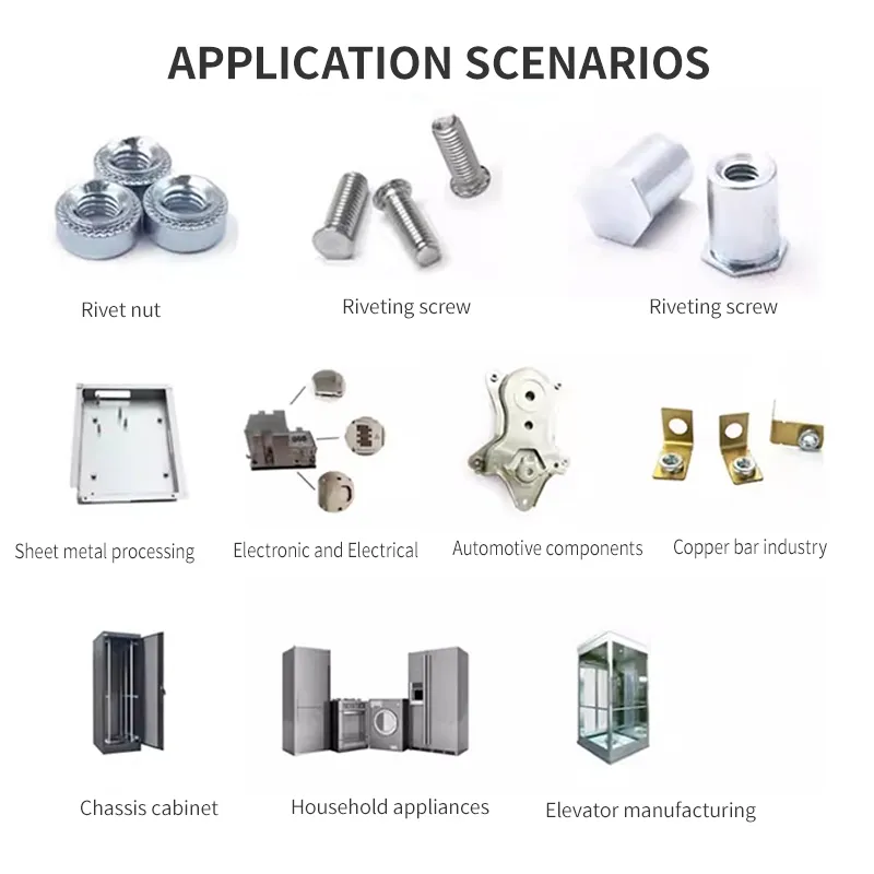 Customize 0-8 Tons 80kN Pneumatic Orbital Riveting Machine, Automatic Riveting Machine, Processing Self Clinching Fasteners pictures & photos