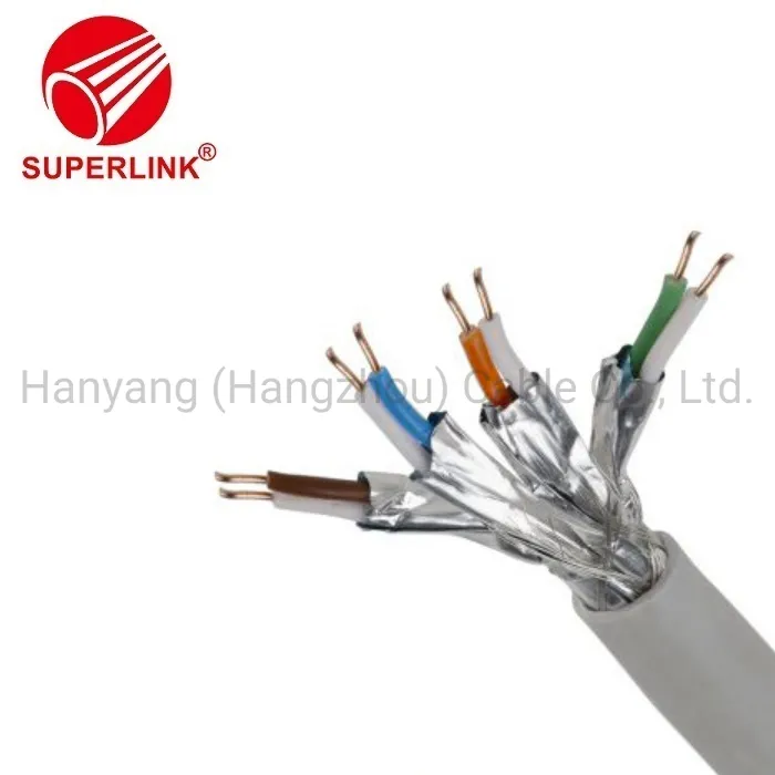 Cáp mạng LAN 23AWG Dây đồng máy tính RJ45 SFTP Cat7 pictures & photos