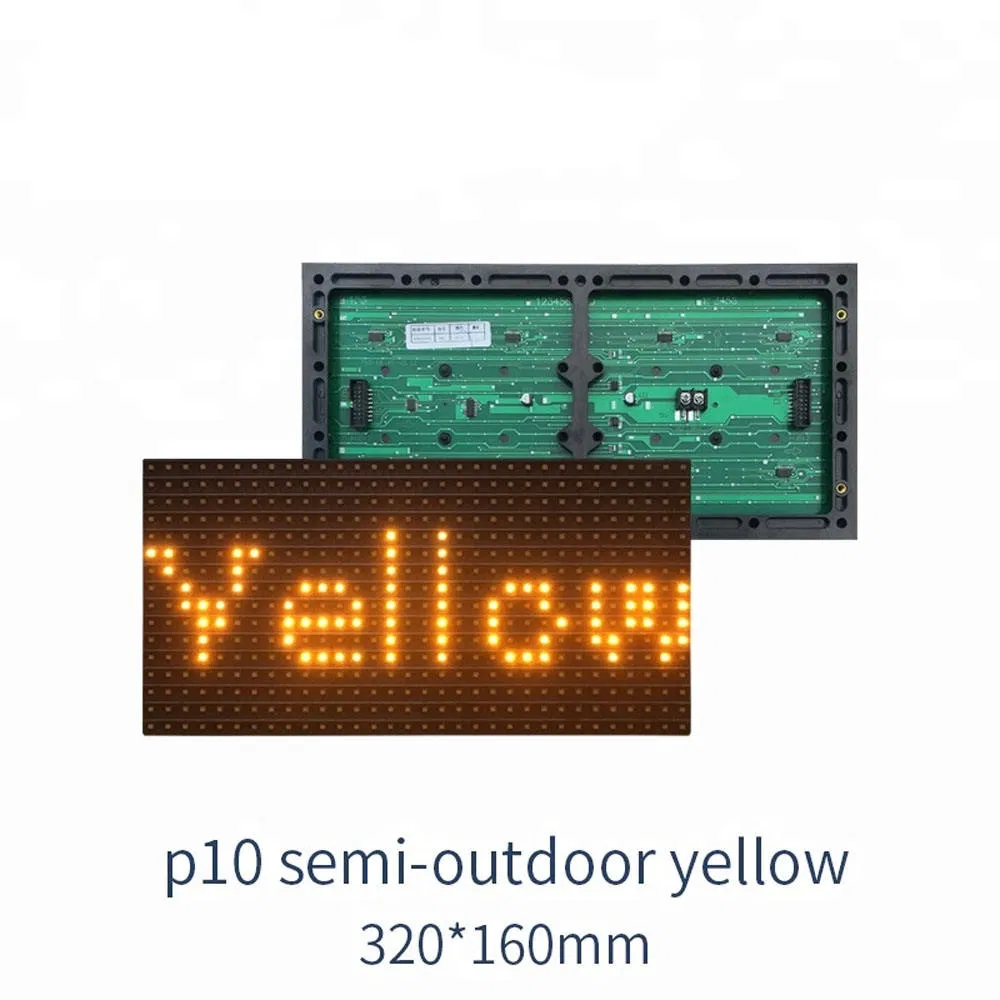 شاشة عرض LED خارجية صفراء بلون واحد P10 وحدة عرض LED pictures & photos