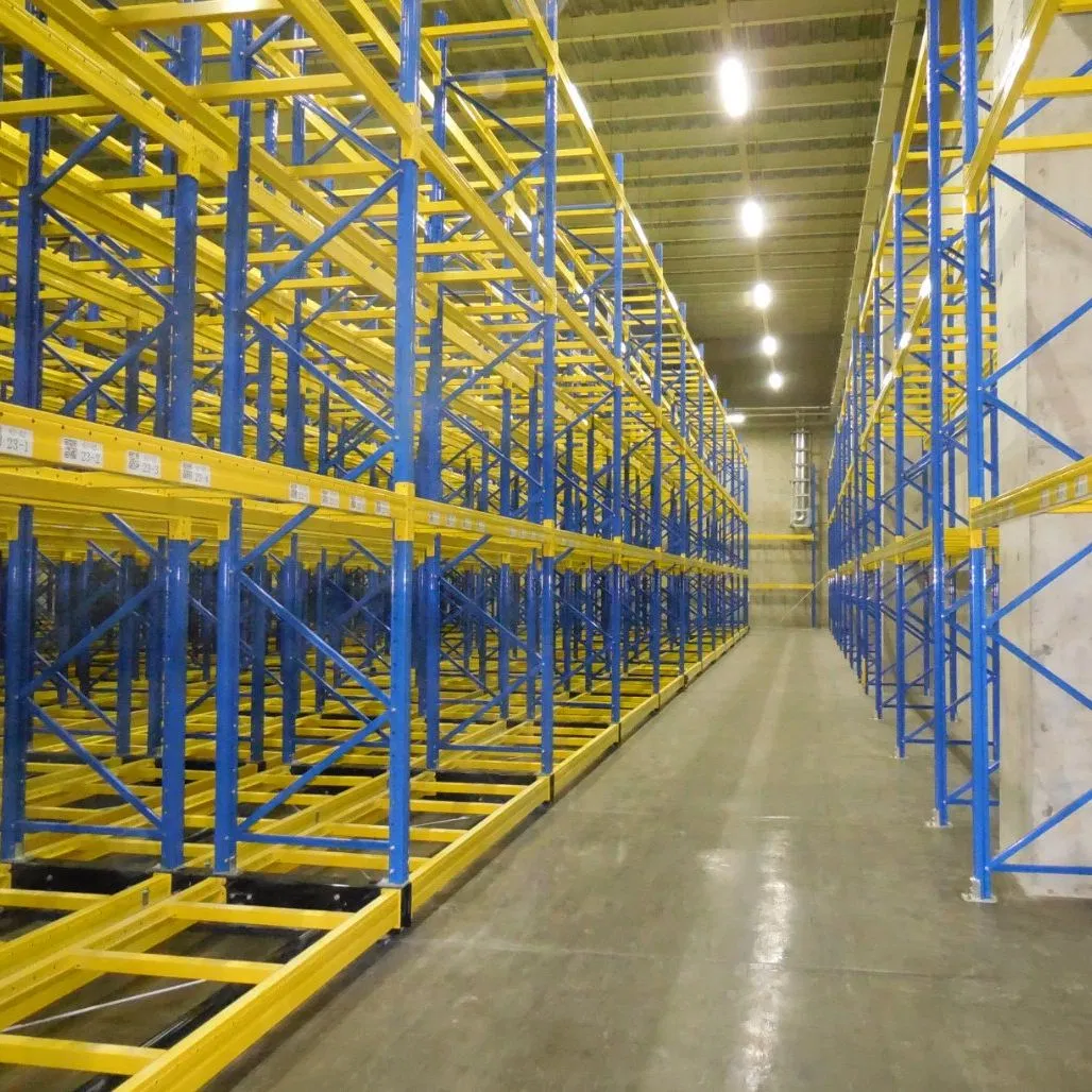 Sistema di scaffalature mobili motorizzate per stoccaggio utilizzato nel sistema di scaffalature industriali per pallet in magazzino pictures & photos