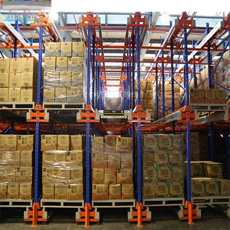Sistemi di scaffalature per magazzino con shuttle a controllo radio semi-automatico, scaffalature per pallet, shuttle automatici, sistema di scaffalature shuttle pictures & photos