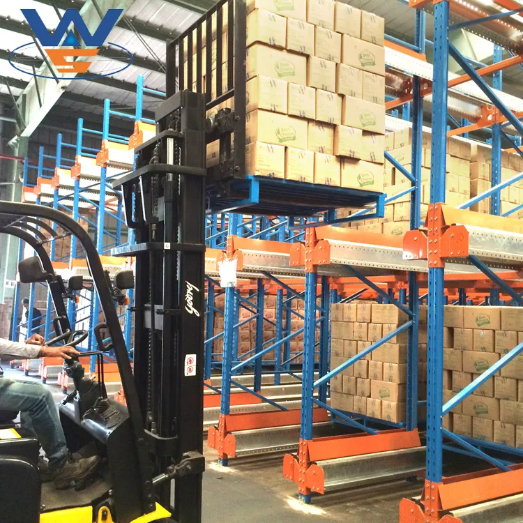 Sistem Penyimpanan Otomatis Gudang Rak Otomatis Kereta Pallet Rak Shuttle Sistem Fifo pictures & photos