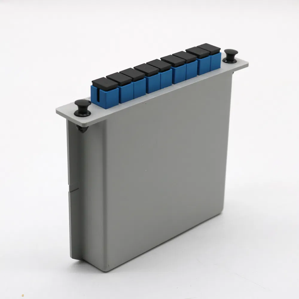 Modulo di distribuzione del segnale luminoso stabile a splitter ottico PLC per telecomunicazioni e centri dati pictures & photos