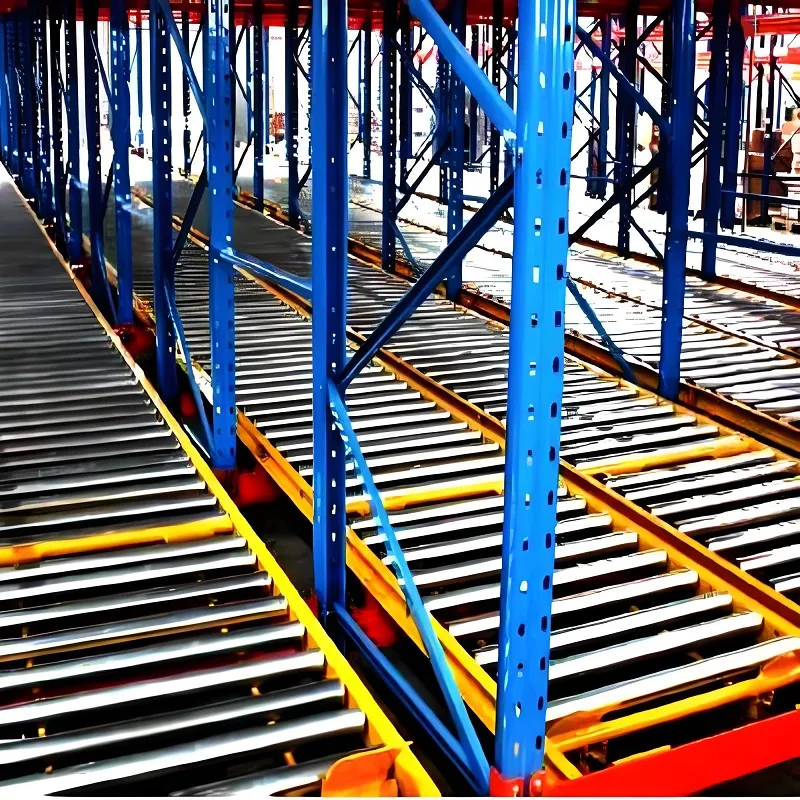 Fabrieksdirecte zwaartekracht palletrek roller flow rek voor magazijn hoge dichtheid opslagrek pictures & photos