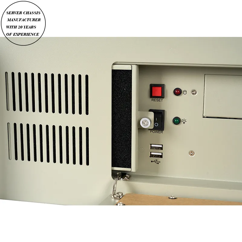 4u ตู้เซิร์ฟเวอร์แบบติดตั้งในตู้ Rack Chassis พร้อม 1 5.25'' CD-ROM pictures & photos