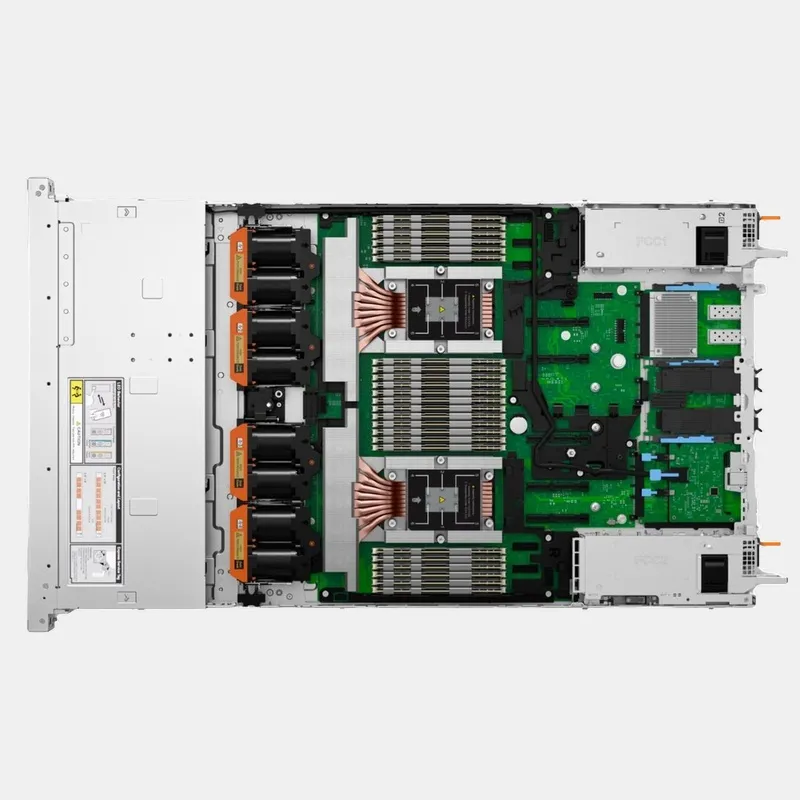 Serveur rack Dell PowerEdge R6725 EPYC 9825 pour centre de données, unité pour charges de travail intensives pictures & photos