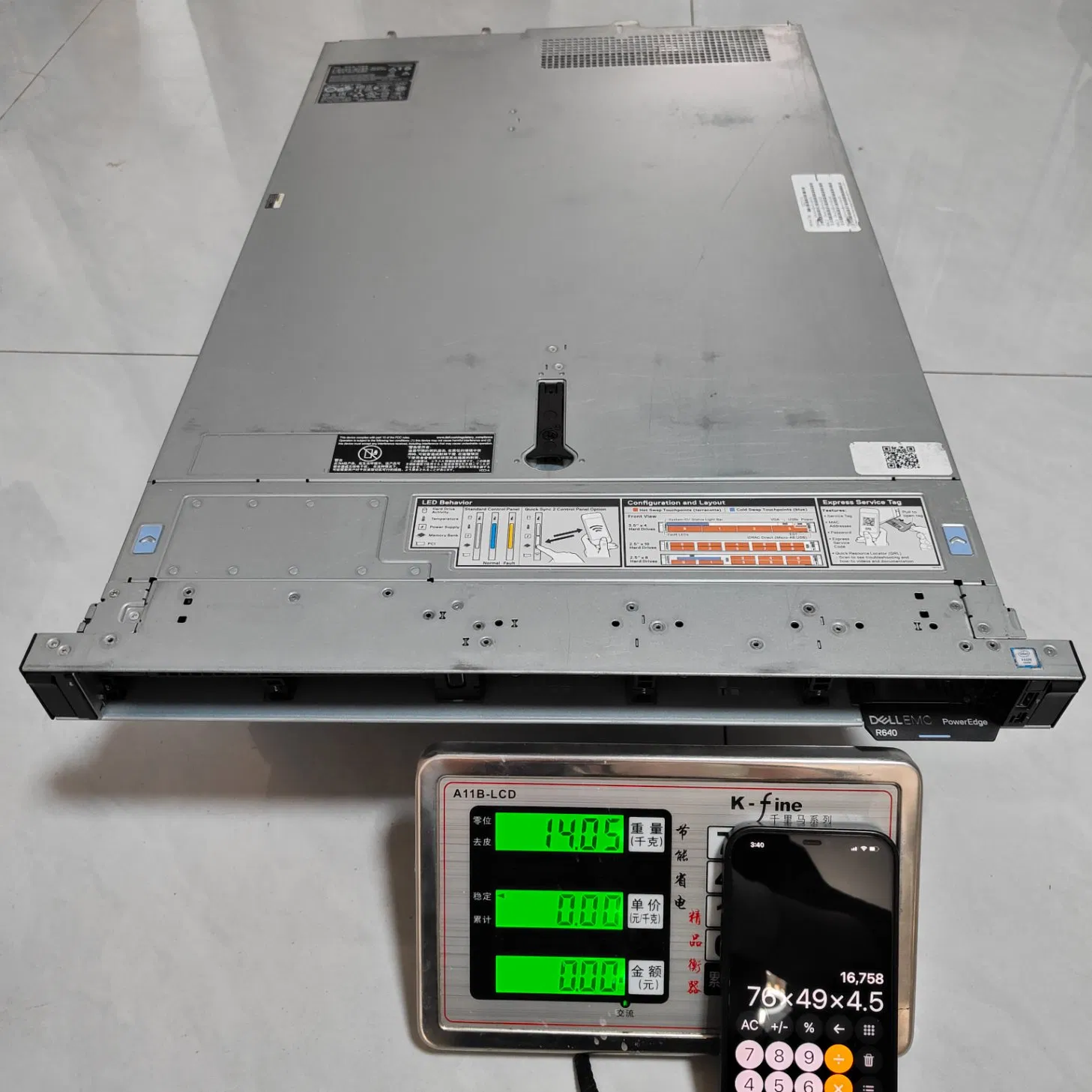 Del Usato R640 R740 1u 2u Server Rack Barebone Sistema Fabbricato in Cina Configurazione Personalizzabile pictures & photos