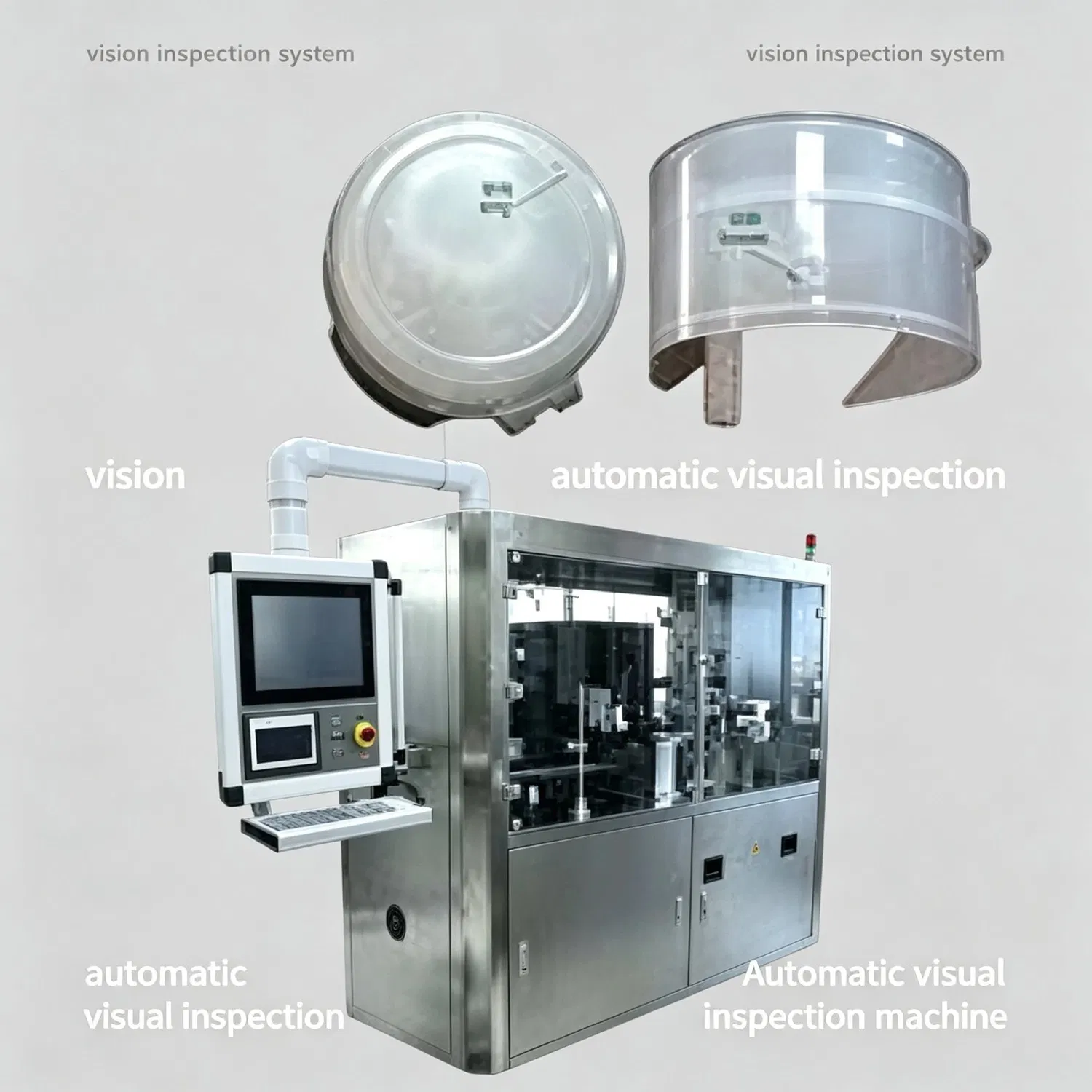 Bottle Cap Detection Equipment Cap Visual Inspection Machine with Auto Sort Reject Function Check Burr Flash Scratch Color Crack Irregular Cap Lip Defects pictures & photos