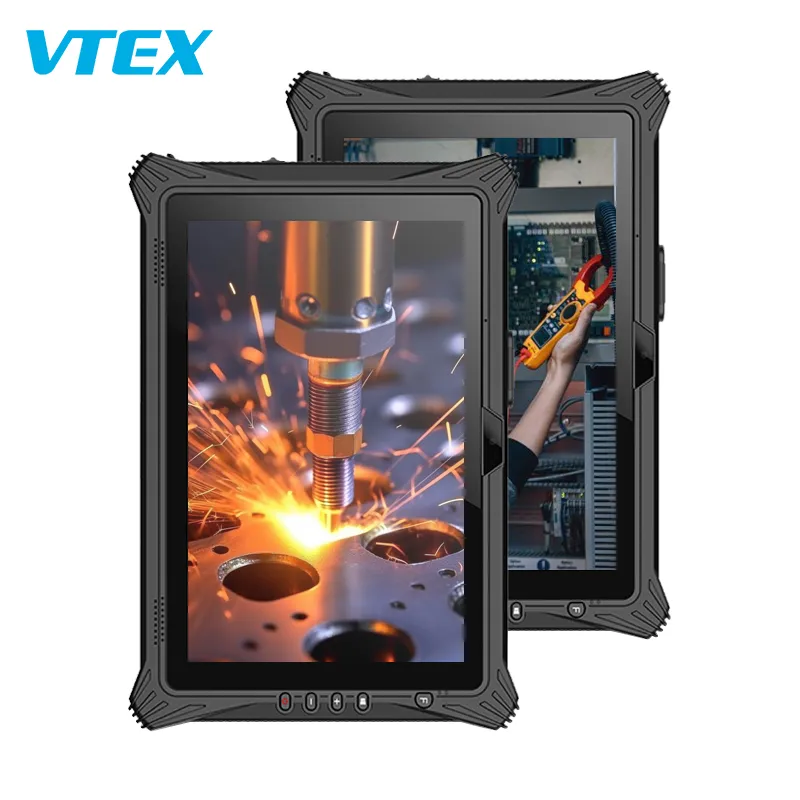 Tablet PC Tangguh 10.1 Inci NFC RJ45 Modul Sidik Jari Modul RFID Frekuensi Ultra Tinggi Pemindaian Kode QR Basis Pengisian Daya Tangguh pictures & photos