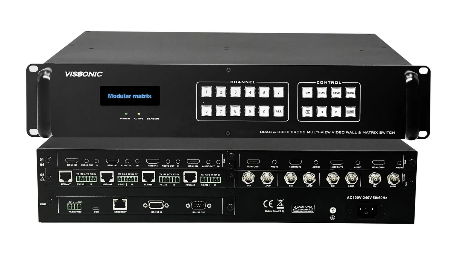 Modulaire Videowandprocessor Modulaire LCD/LED Videowandprocessor Multi-Scherm Weergaveprocessor Videowandcontroller Conferentiesysteem LED Display Scherm pictures & photos