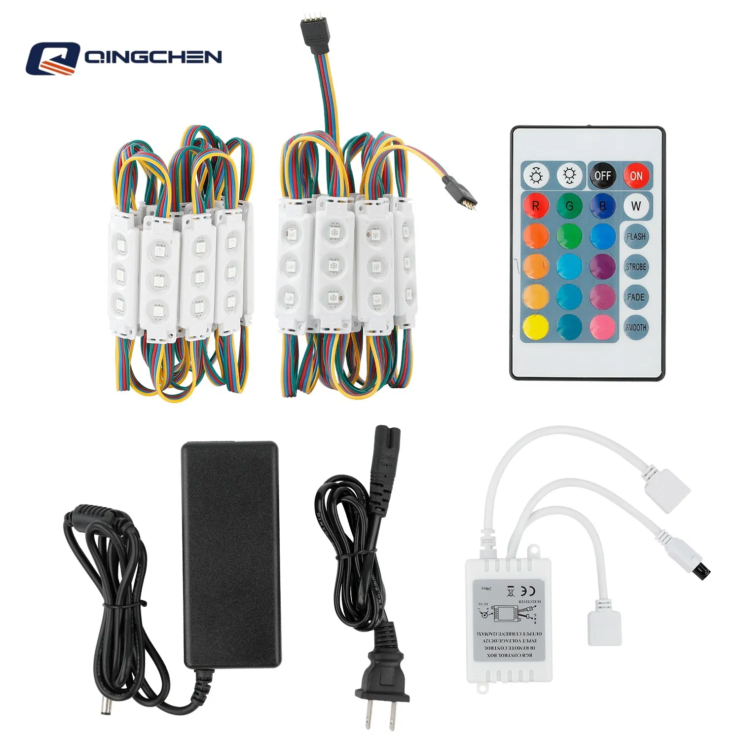 RGB LED Modul SMD 5050 LED Hintergrundbeleuchtung Pixelmodul für Schriftzug DC12V 3LED IP65 Wasserdicht 0.72W RGB LED Schild Modul Wasserdichtes LED Modul pictures & photos