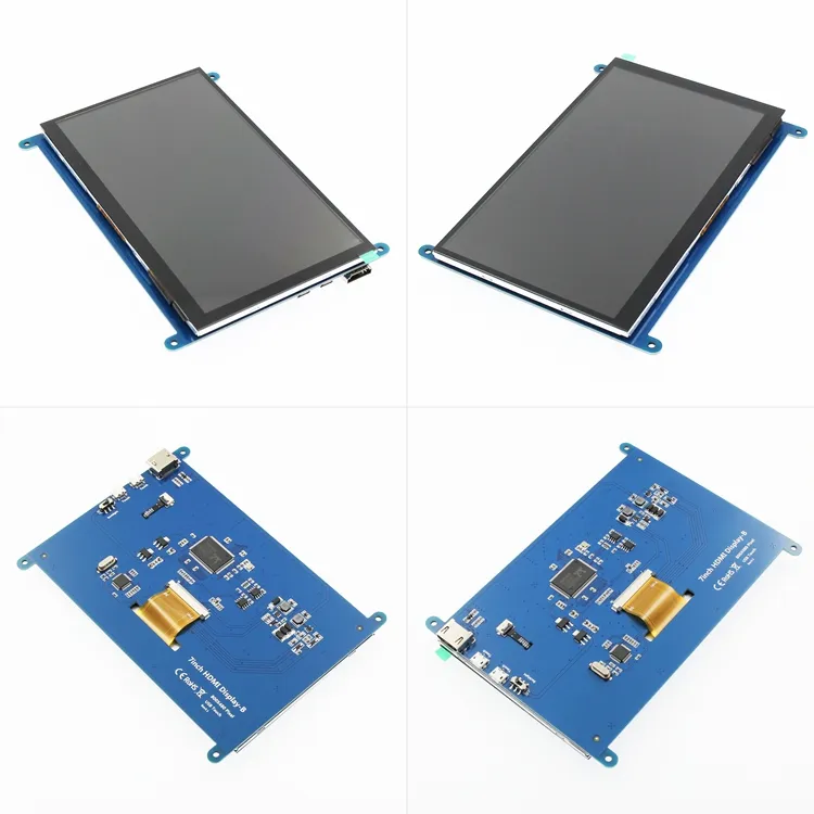Module d'affichage LCD TFT 7 pouces 800X480 avec écran tactile capacitif pour Raspberry Pi 3/4/5 affichage pictures & photos