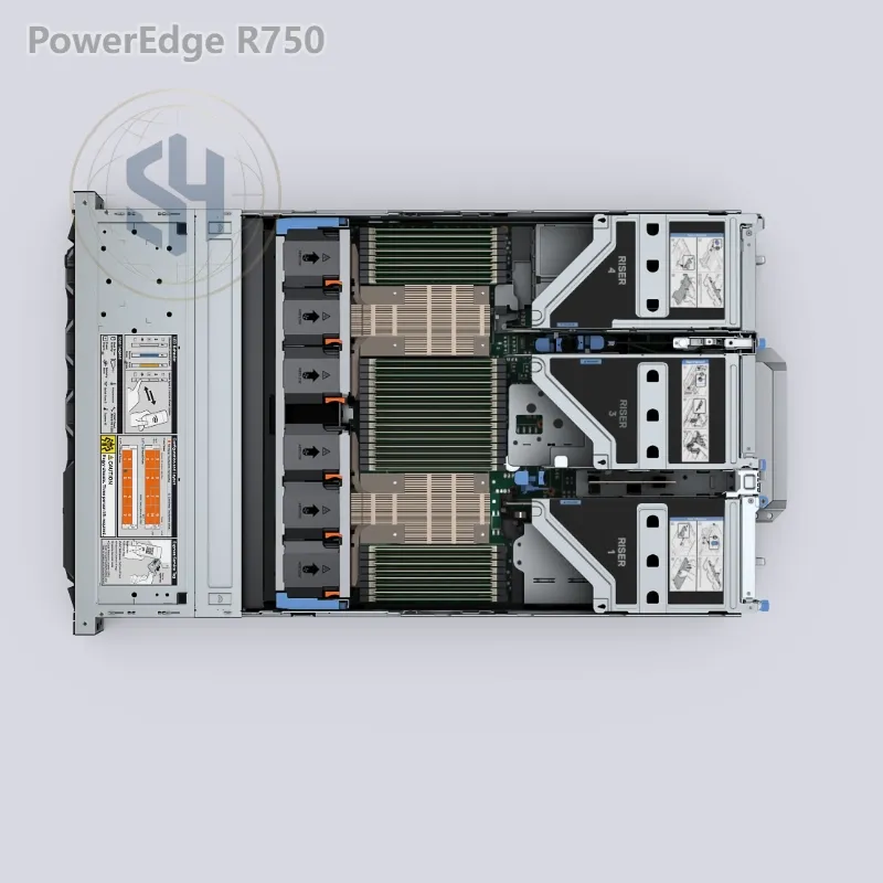 Dell PowerEdge R750 2U Rack-erweiterbarer Speicher IT-Infrastruktur-Server pictures & photos