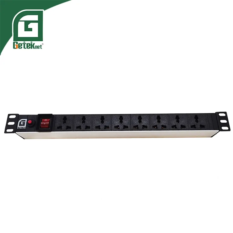 Geteknet Netzwerk Rack Basis Universelle Steckdose Netzwerk Rack Montieren Mehrzweck 8 Weg 19'' PDU Stromverteilungseinheit pictures & photos