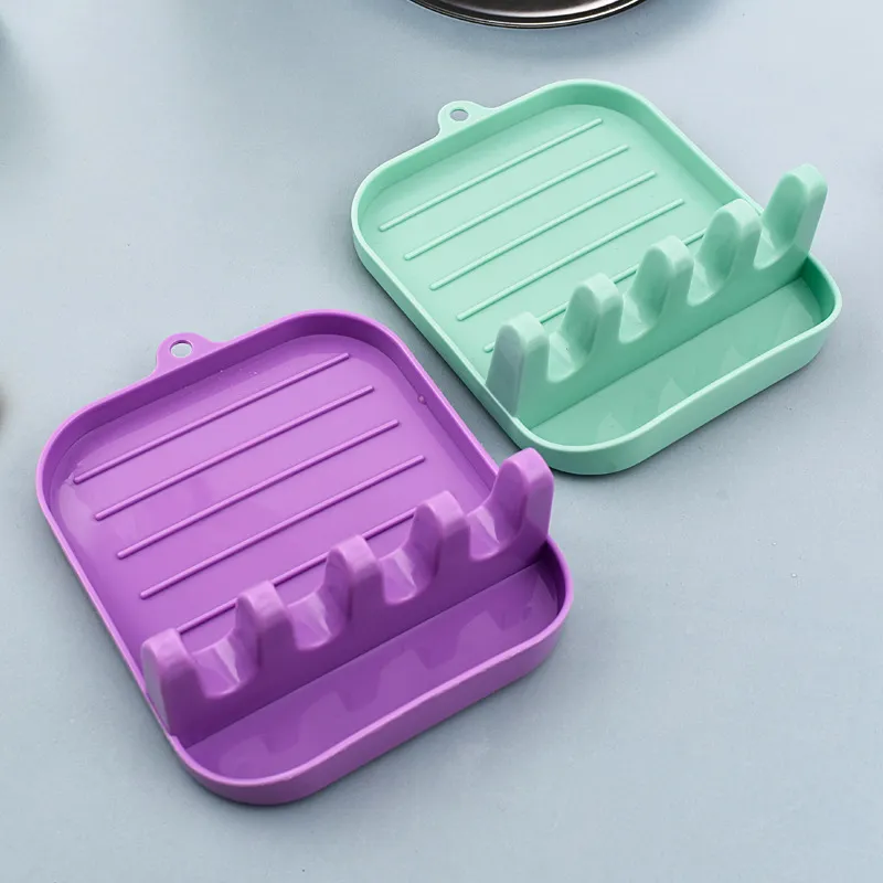 Großhandel Bunte PP Küchenregal Küchenutensilien Geschirrhalter Organizer Ablagegestell pictures & photos
