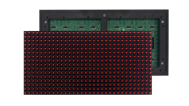 شاشة عرض LED أحادية اللون في الهواء الطلق P10-Red لوحة رسائل LED pictures & photos