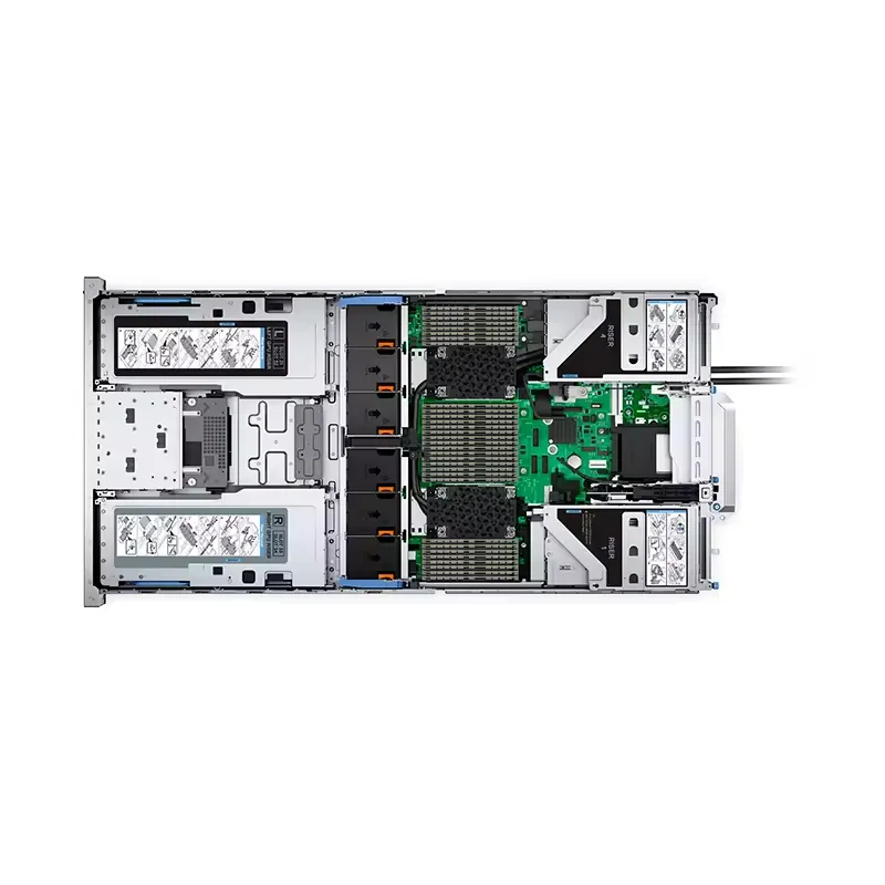 파워엣지 R760xa 서버 랙 2u 비즈니스 컴퓨터 케이스 2 소켓 코어 CPU 인텔 제온 프로세서 GPU 설치된 EMC RAM 랙 서버 pictures & photos