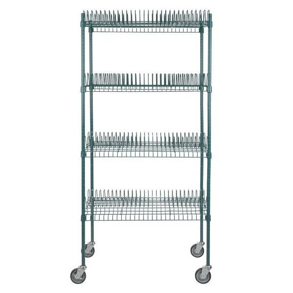 Rak Pengering Epoksi Peralatan Dapur 4-Shelf dengan Roda pictures & photos