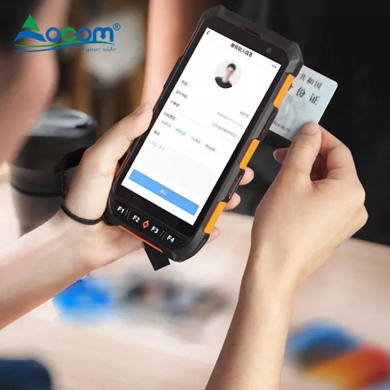 4G อุปกรณ์คอมพิวเตอร์มือถือแอนดรอยด์ที่เชื่อมต่อกับเครือข่าย LTE WiFi พร้อมกับภาษา Java และเครื่องสแกนบาร์โค้ดแอนดรอยด์ pictures & photos