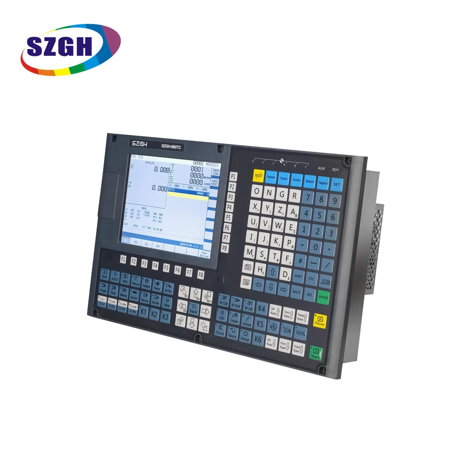 Tornio CNC ad alta precisione 2 macchina con sistema servo programmabile per la lavorazione di filettature con tapping rigido, controller CNC pictures & photos
