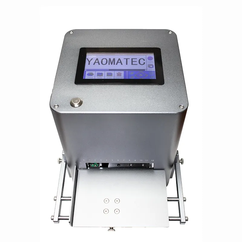 Yaomatec Automatischer 5 Zoll Ablaufdatum Tragbarer Desktop Statische Drucker Chargencode Codiermaschine Statische Tintenstrahldrucker pictures & photos