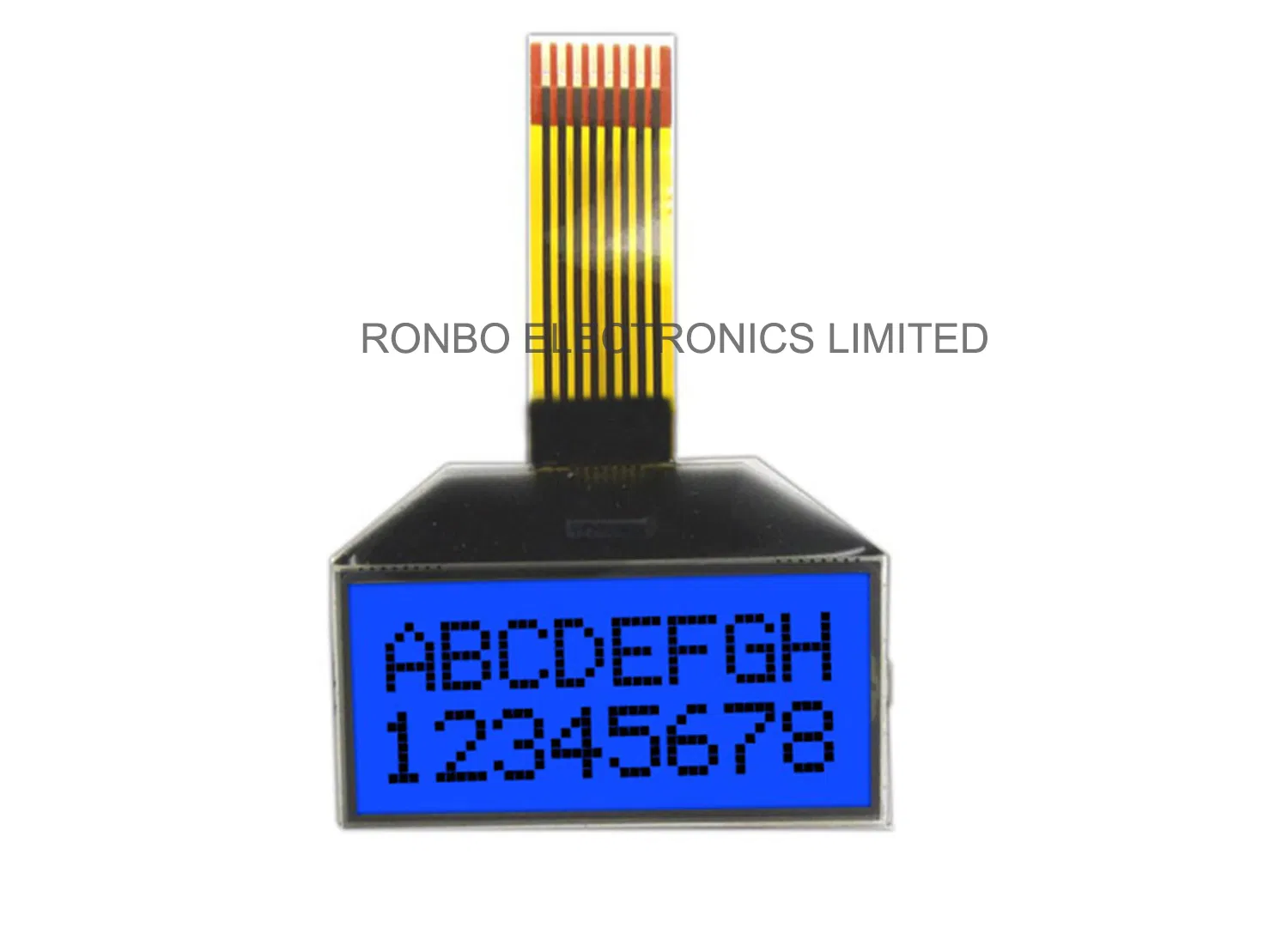Modulo LCD carattere 8X2 FSTN positivo traslucido Cog modulo display LCD pictures & photos