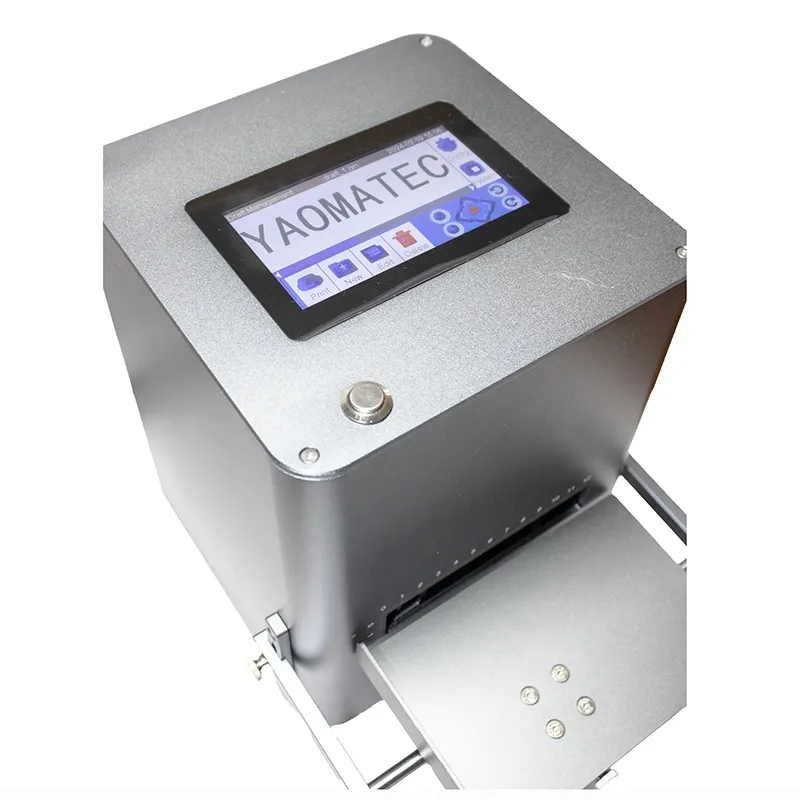 Yaomatec Automatischer 5 Zoll Ablaufdatum Tragbarer Desktop Statische Drucker Chargencode Codiermaschine Statische Tintenstrahldrucker pictures & photos