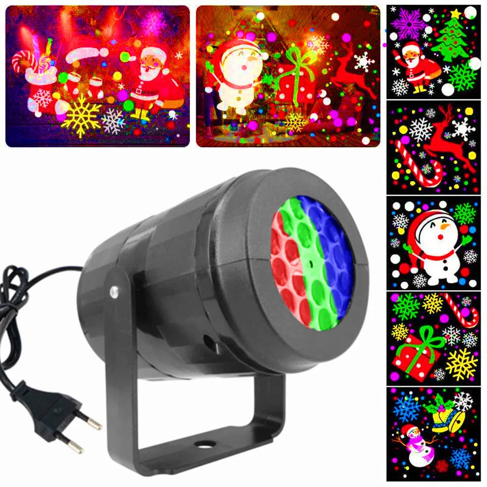 Sneeuwvlok Kerstprojector Roterend Patroon LED pictures & photos