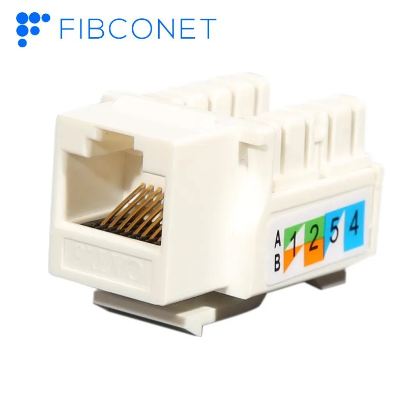 CAT6 RJ45 ネットワークモジュール 90 デグリーパンチダウンUTPキーストーンジャック RJ45 キーストーンモジュラー pictures & photos