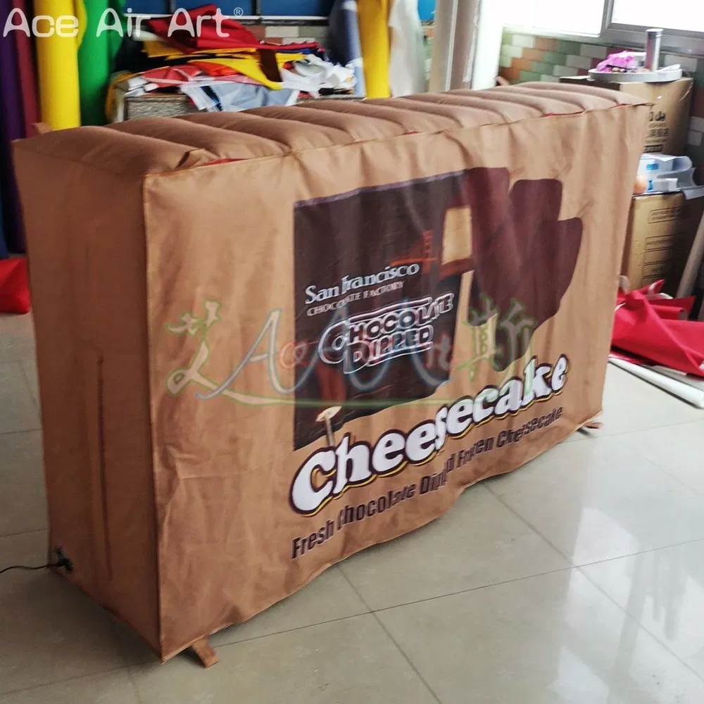 Werbeveranstaltung Riesenaufblasbares Schokoladenboxmodell Individuell gestaltetes aufblasbares Verpackungsbeutelmodell pictures & photos