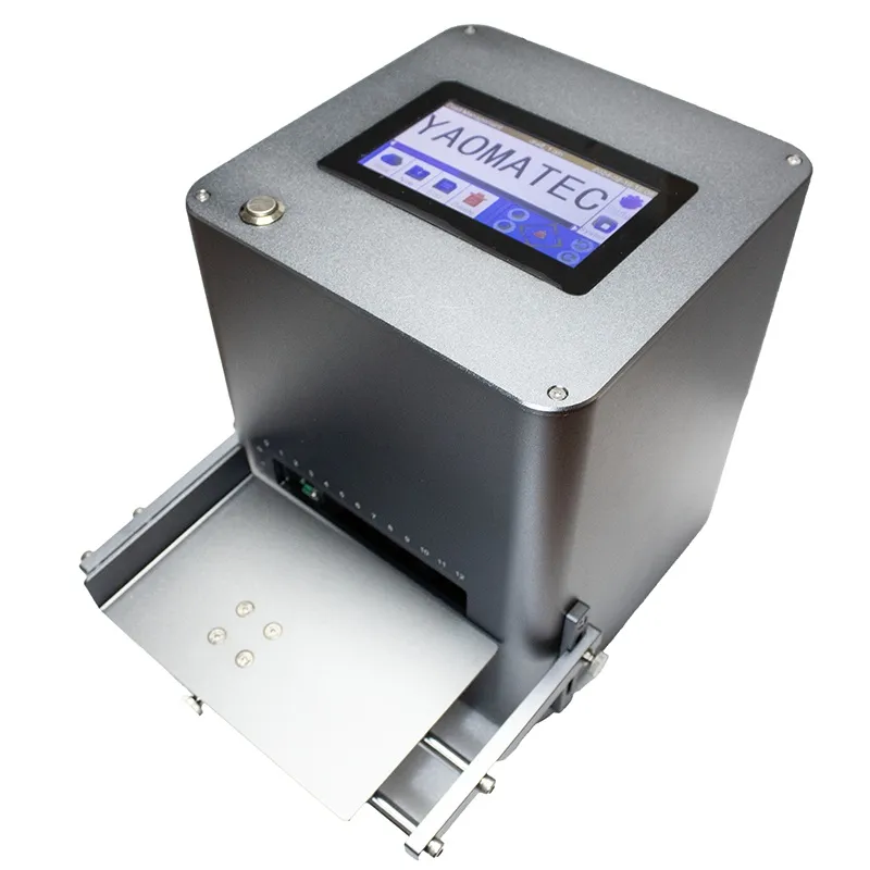 Yaomatec Automatischer 5 Zoll Ablaufdatum Tragbarer Desktop Statische Drucker Chargencode Codiermaschine Statische Tintenstrahldrucker pictures & photos