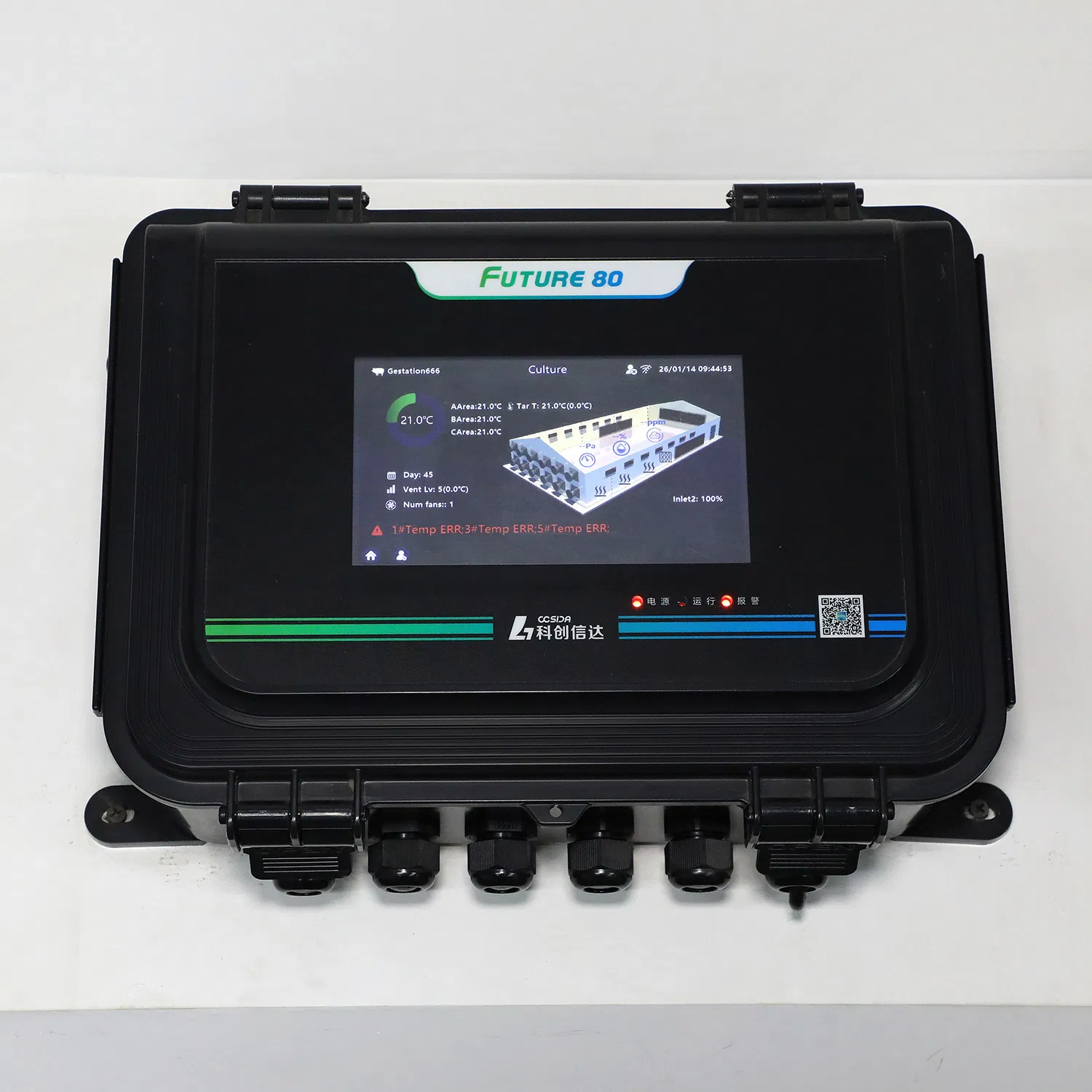 Controllore di Ventilazione di Precisione Futuro 80 con Integrazione dell'Algoritmo del Processo di Allevamento pictures & photos