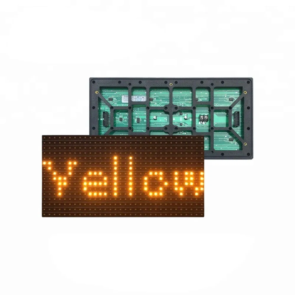 شاشة عرض LED خارجية صفراء بلون واحد P10 وحدة عرض LED pictures & photos