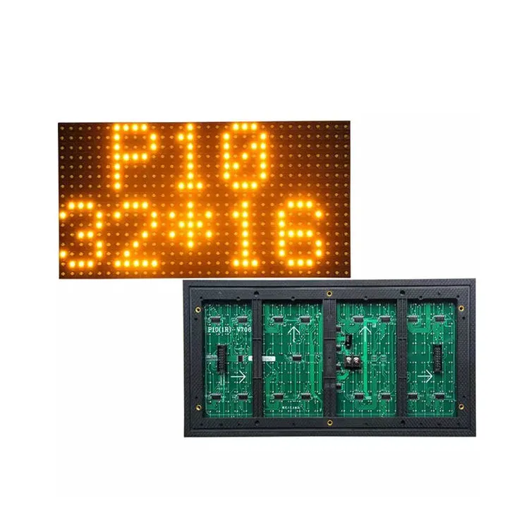 شاشة عرض LED خارجية صفراء بلون واحد P10 وحدة عرض LED pictures & photos
