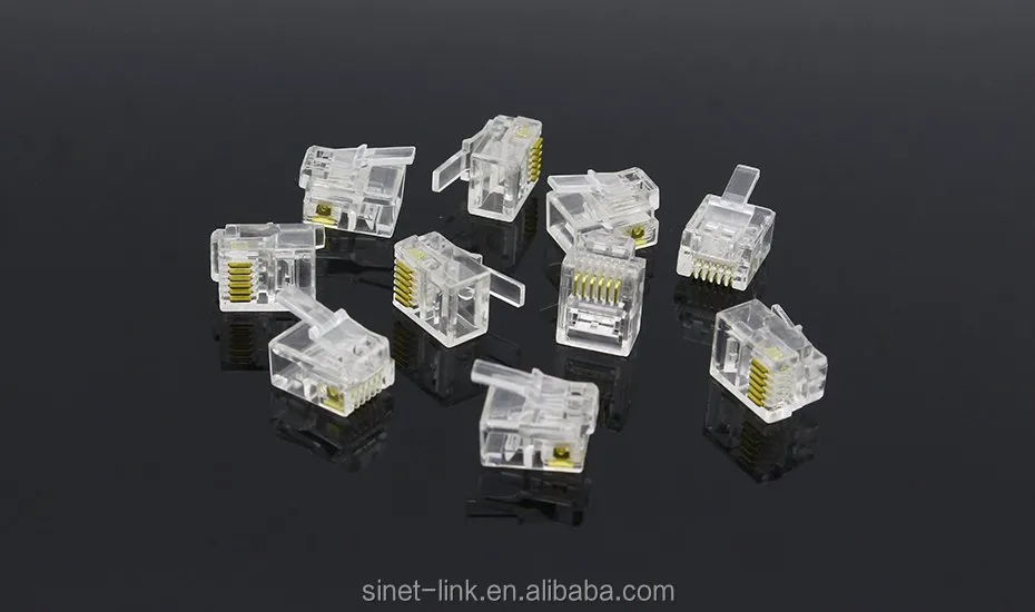 4 ピン Rj-9 モジュラーコネクタ 4p4c Rj9 電話ケーブル用モジュラープラグ pictures & photos