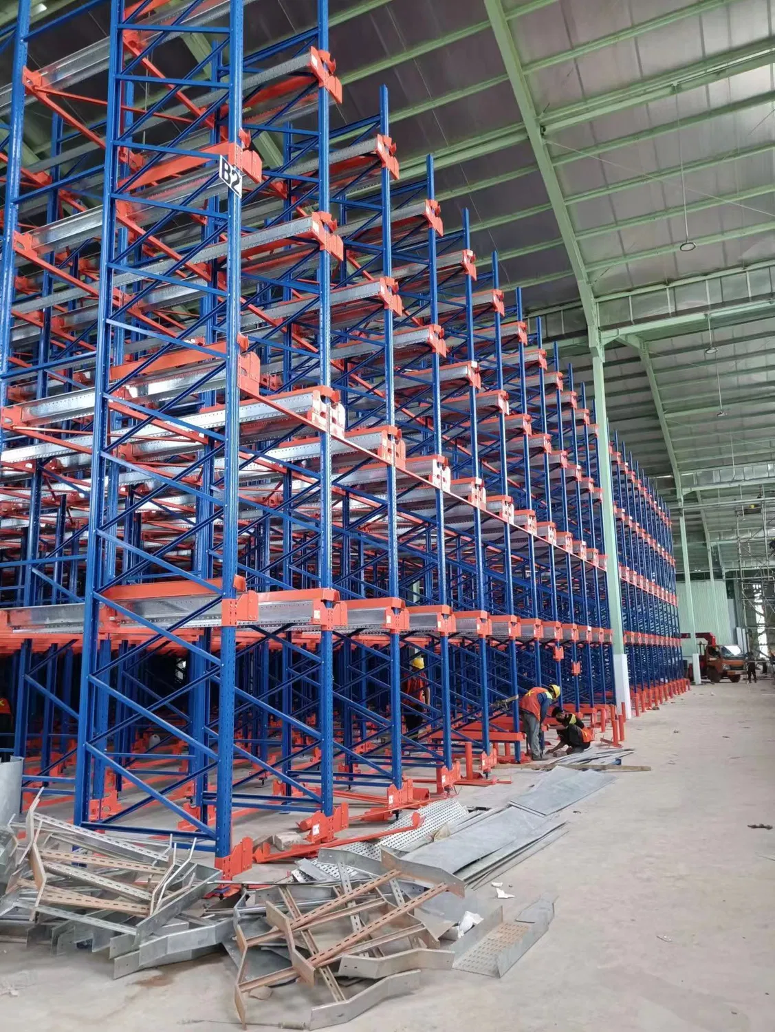 Rak Stacking Multi Layer Shuttle Rak Kepadatan Tinggi Rak Pallet Berat Sistem Rak Penyimpanan Gudang Racking Shuttle Radio Otomatis pictures & photos