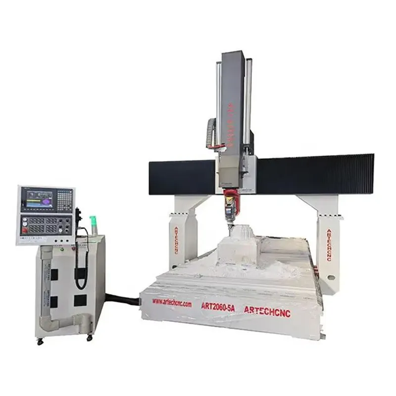 5axis CNCルーターマシン プラスチック 木材 MDF ポリスチレン 加工 pictures & photos