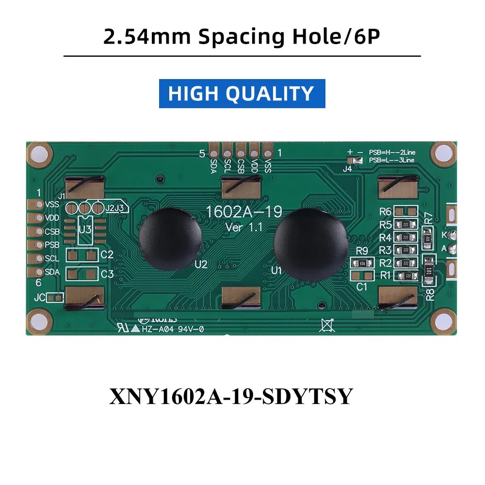 5V โมดูลจอแสดงผล LCD สองแถวสำหรับการควบคุม Arduino pictures & photos