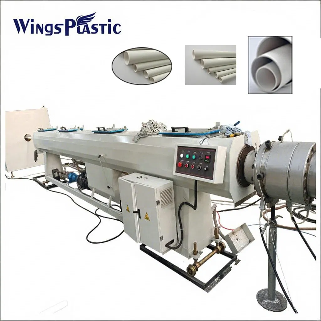 Linha de Fabricação de Tubos de PVC com Rosca Automática Máquinas Extrusoras de PVC para Tubos Elétricos pictures & photos