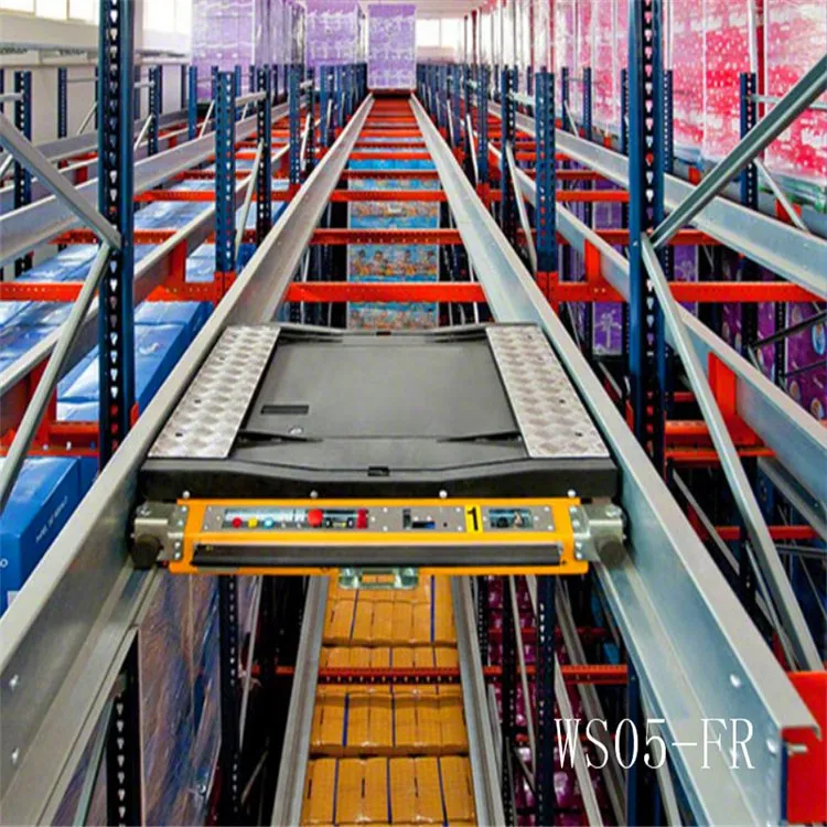 Sistem Rak Pallet Shuttle Penyimpanan Otomatis Sistem Rak Radio Shuttle pictures & photos