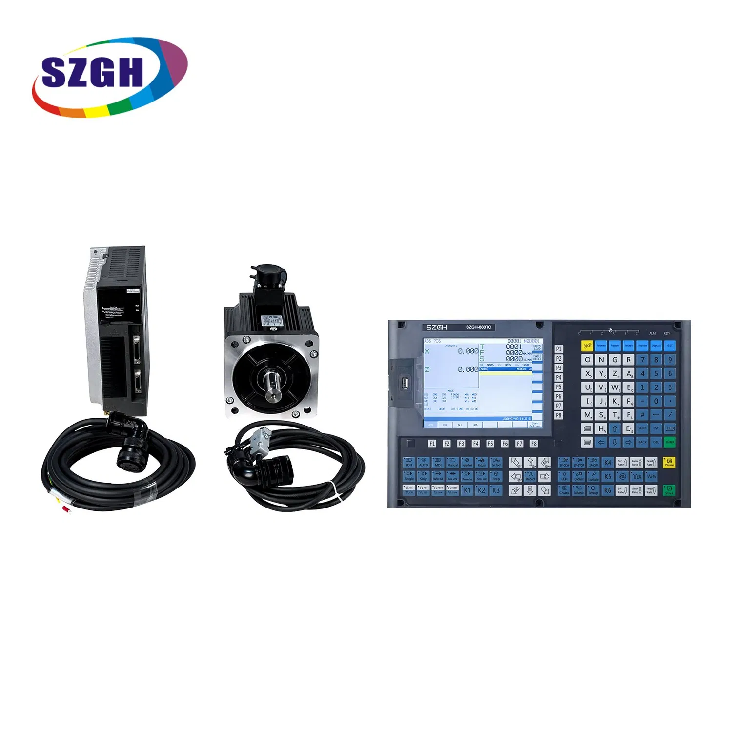 Tornio CNC ad alta precisione 2 macchina con sistema servo programmabile per la lavorazione di filettature con tapping rigido, controller CNC pictures & photos